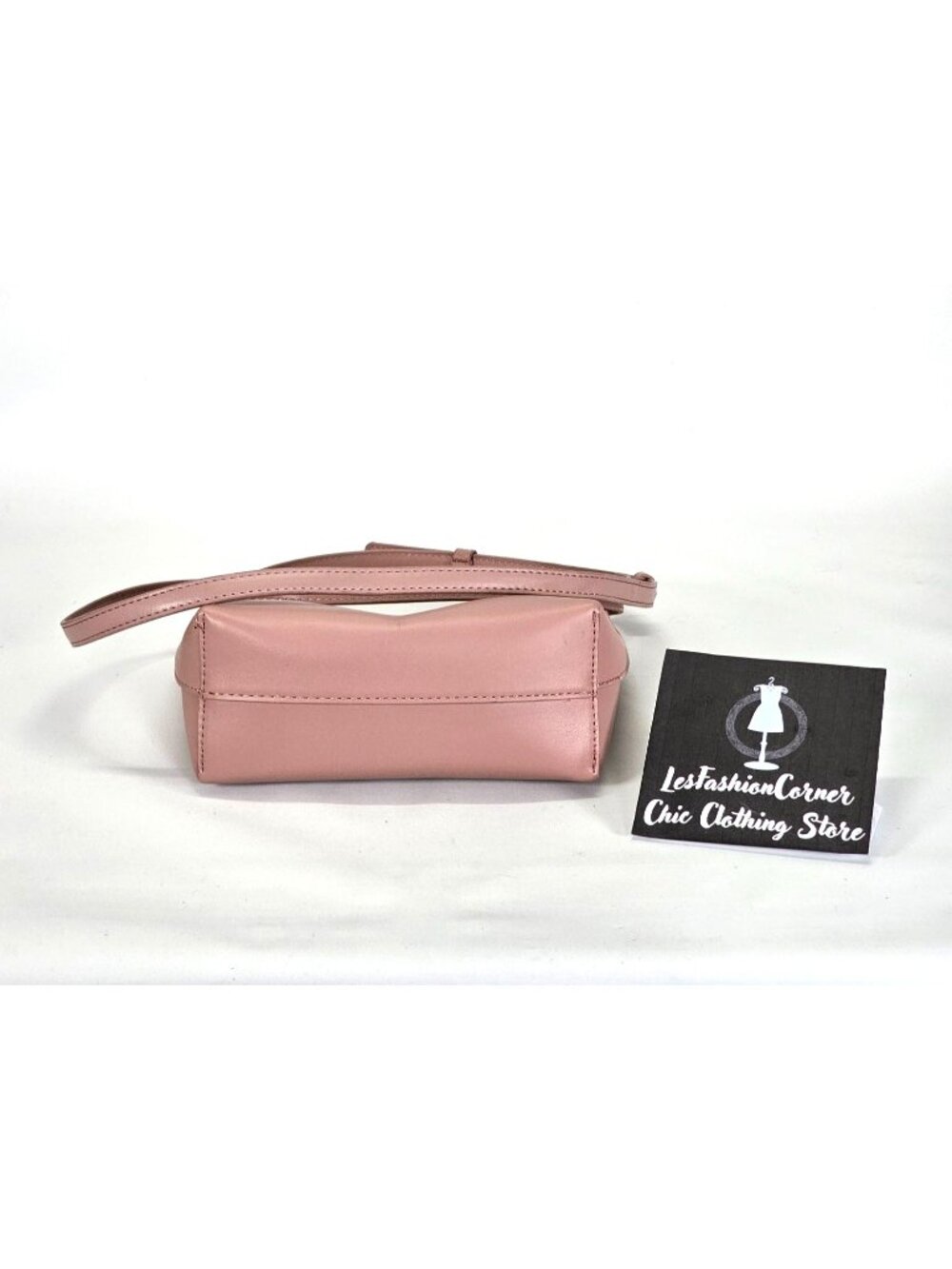 ANTHROPOLOGIE Women's Blush Samara Bucket Shoulder Bag Crossbody Size M 1234 - Picture 11 of 14